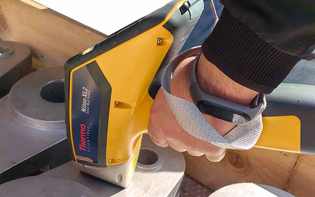 handheld spectrometer testing