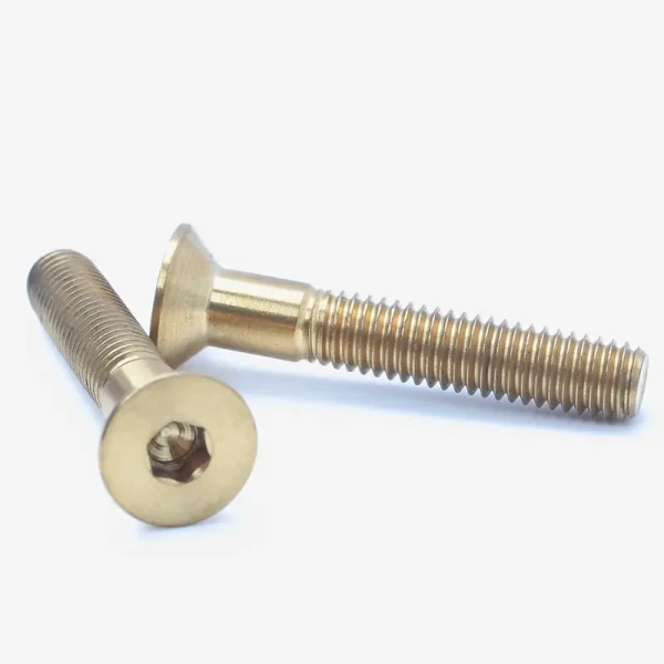 TC4 titanium countersunk hex socket screws