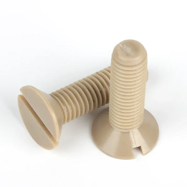 PEEK Slotted Countersunk Screws