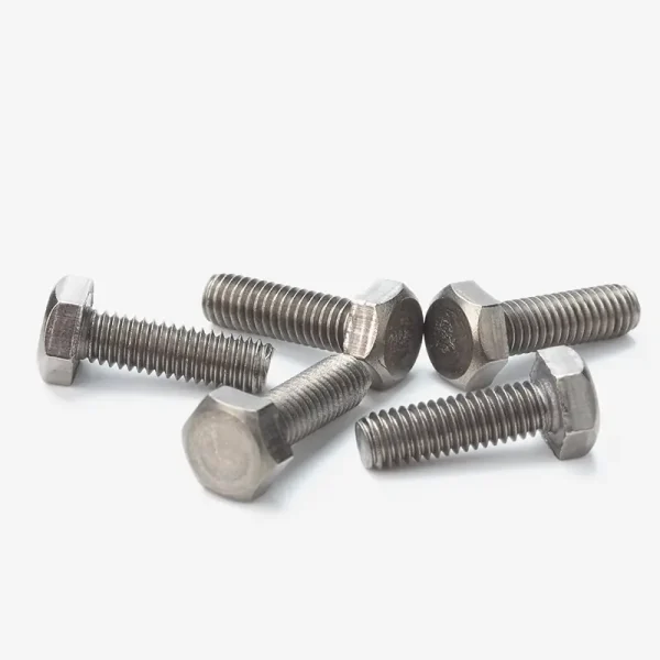 TA2 Titanium Full-Thread Hex Head Screws